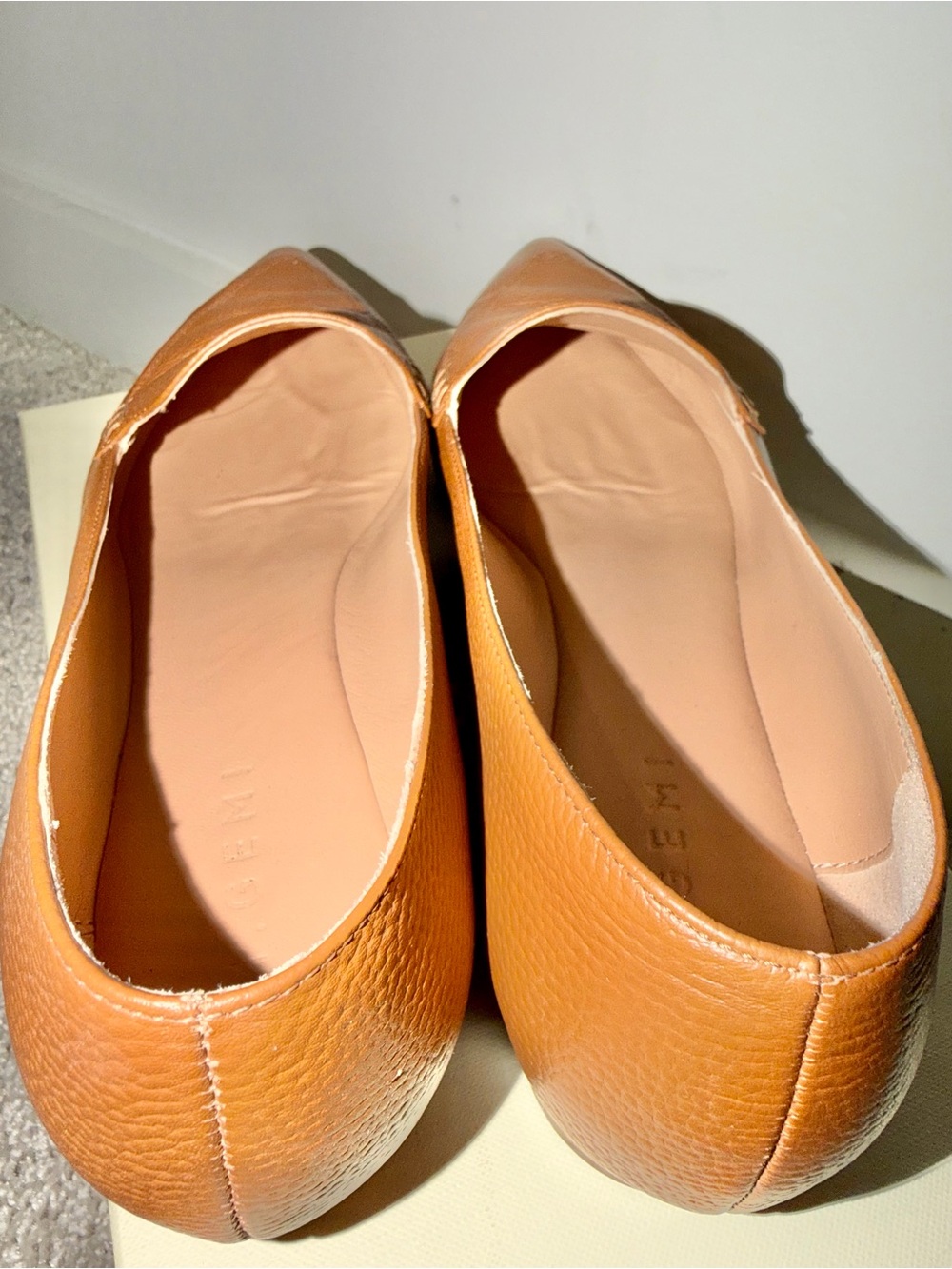 M. GEMI “The Gia” in Tan Tumbled Leather, W10 - Picture 8 of 16